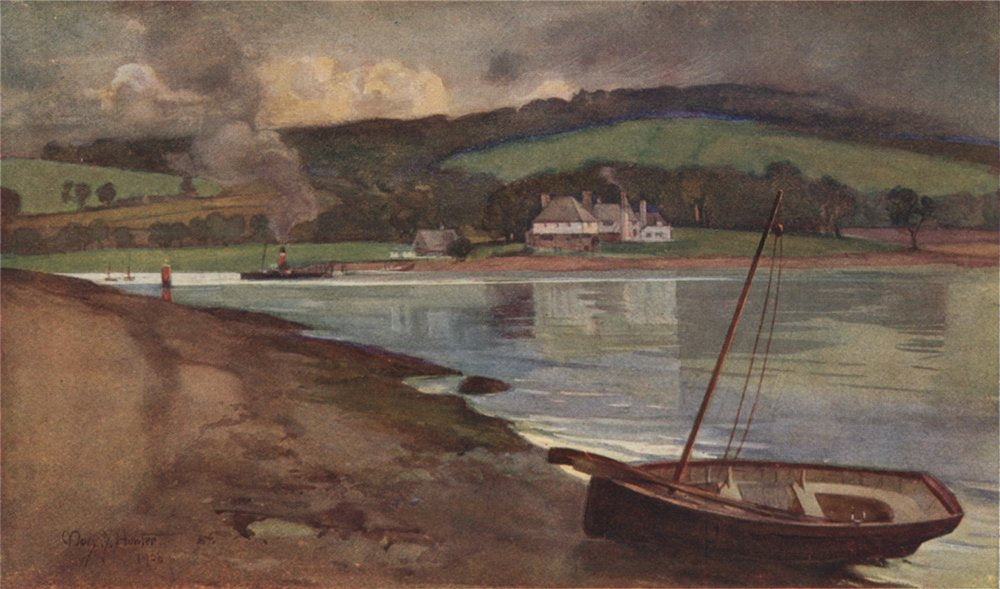 ARGYLL & BUTE. 'The Ferry Inn, Rosneath' by Mary Young-Hunter 1907 old print